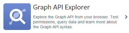 Graph API Explorer Graph API Explorer