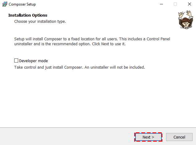 Composer installation type 5 composer installer type