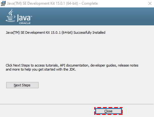 Java SE installation finished 6 javase installation finished