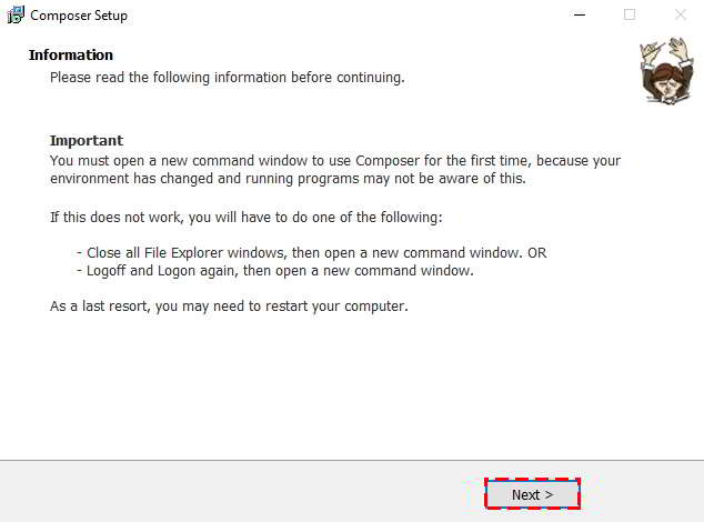 Composer installer information 9 composer installer information