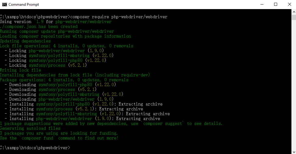 php-webdriver installation php webdriver installation