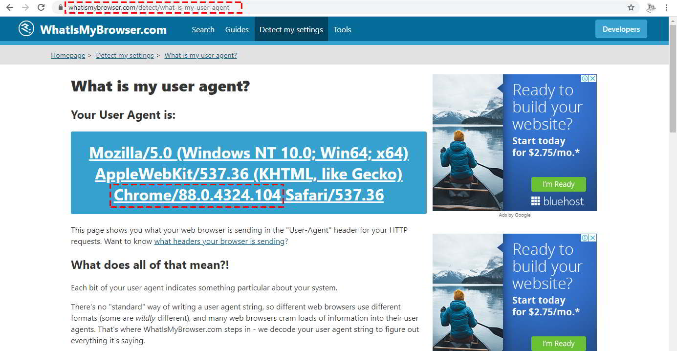 browser user agent browser user agent