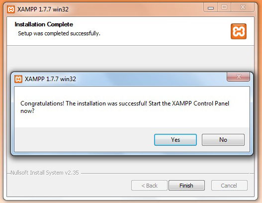 xampp设置成功 xampp设置成功